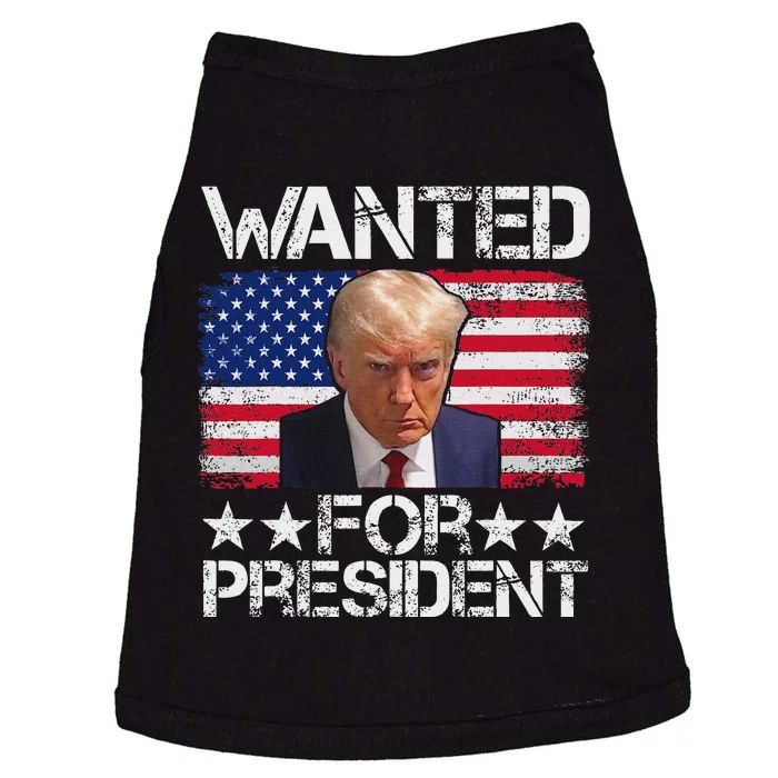 Trump 2024 Mugshot President Legend Doggie Tank