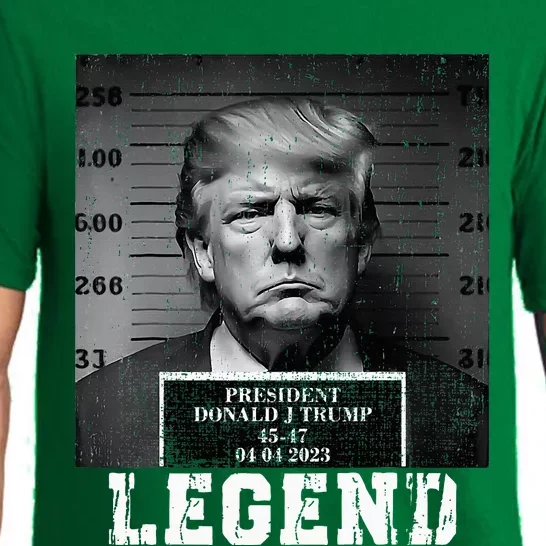 Trump 2024 Mugshot President Legend Pajama Set