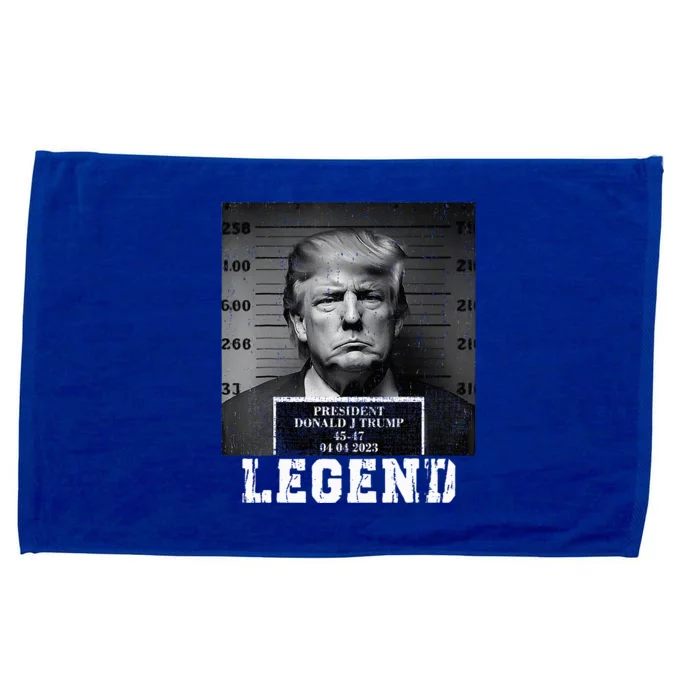 Trump 2024 Mugshot President Legend Microfiber Hand Towel