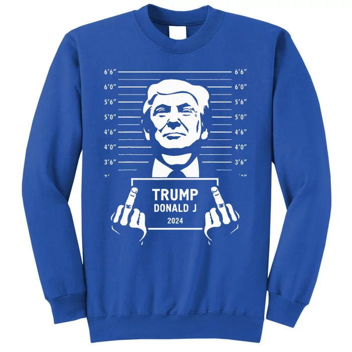 Trump 2024 Mugshot Style Poster Sweatshirt