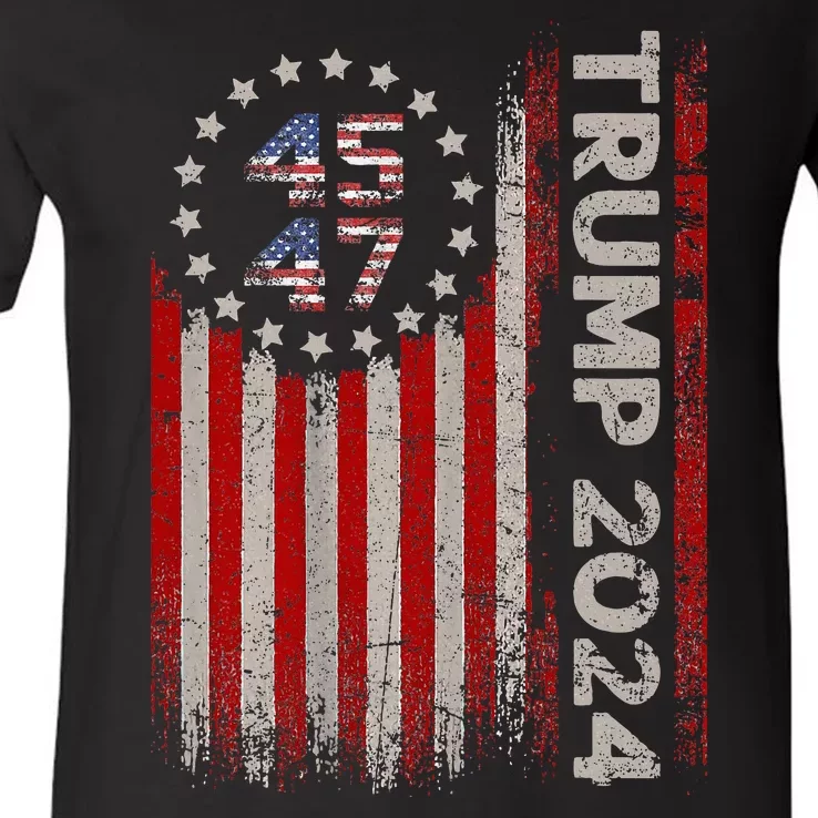 Trump 2024 Mugshot President Legend V-Neck T-Shirt