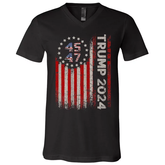 Trump 2024 Mugshot President Legend V-Neck T-Shirt