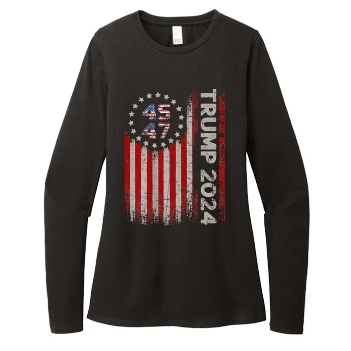 Trump 2024 Mugshot President Legend Womens CVC Long Sleeve Shirt