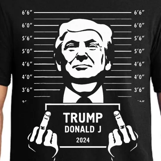 Trump 2024 Mugshot Style Poster Pajama Set