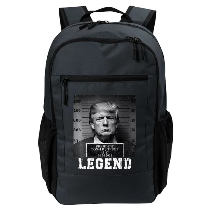 Trump 2024 Mugshot President Legend Daily Commute Backpack