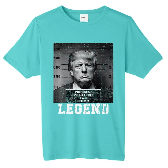 Trump 2024 Mugshot President Legend ChromaSoft Performance T-Shirt