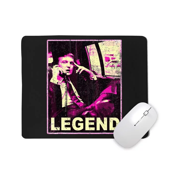 Trump 2024 Mugshot President Legend Mousepad