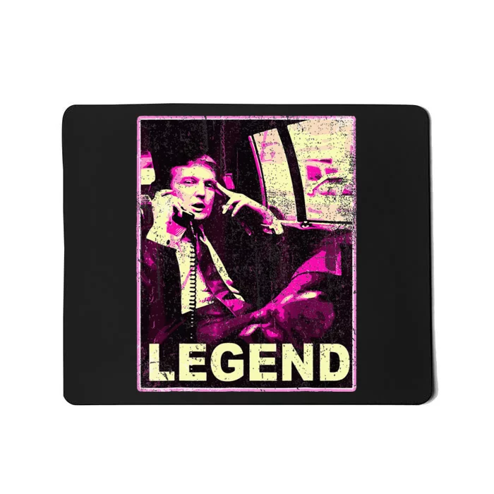 Trump 2024 Mugshot President Legend Mousepad