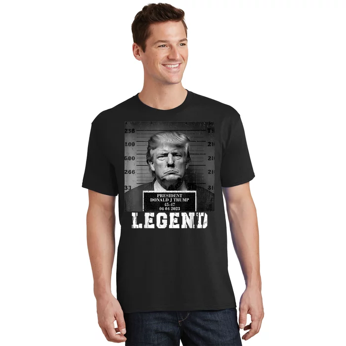 Trump 2024 Mugshot President Legend T-Shirt