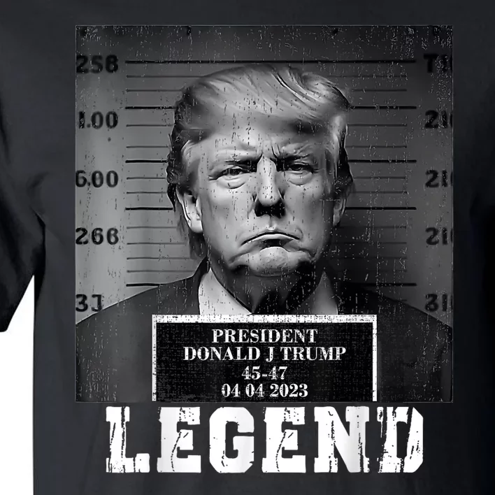 Trump 2024 Mugshot President Legend Tall T-Shirt