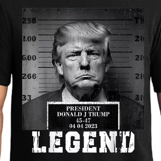 Trump 2024 Mugshot President Legend Pajama Set