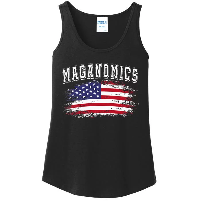 Trump 2024 Maganomics President Legend Ladies Essential Tank