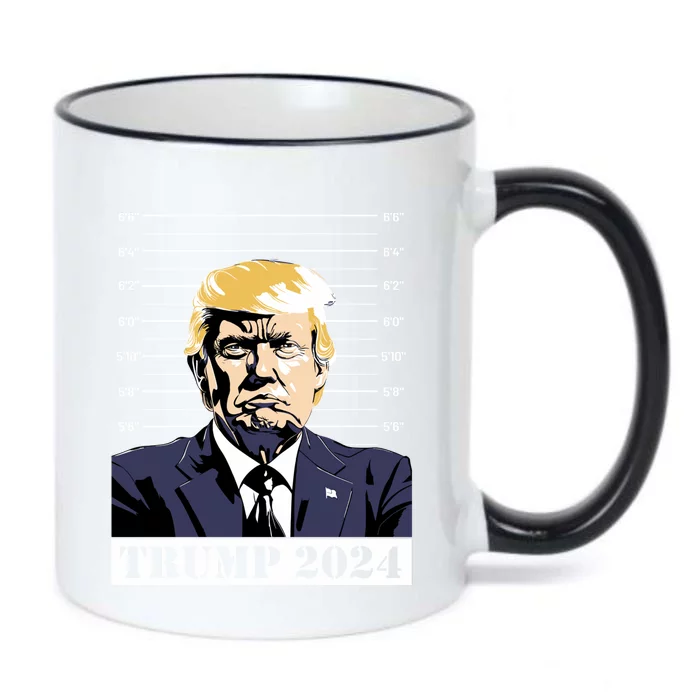 Trump 2024 Mug Shot Jail President Election Trump 2024 Gift Black Color Changing Mug