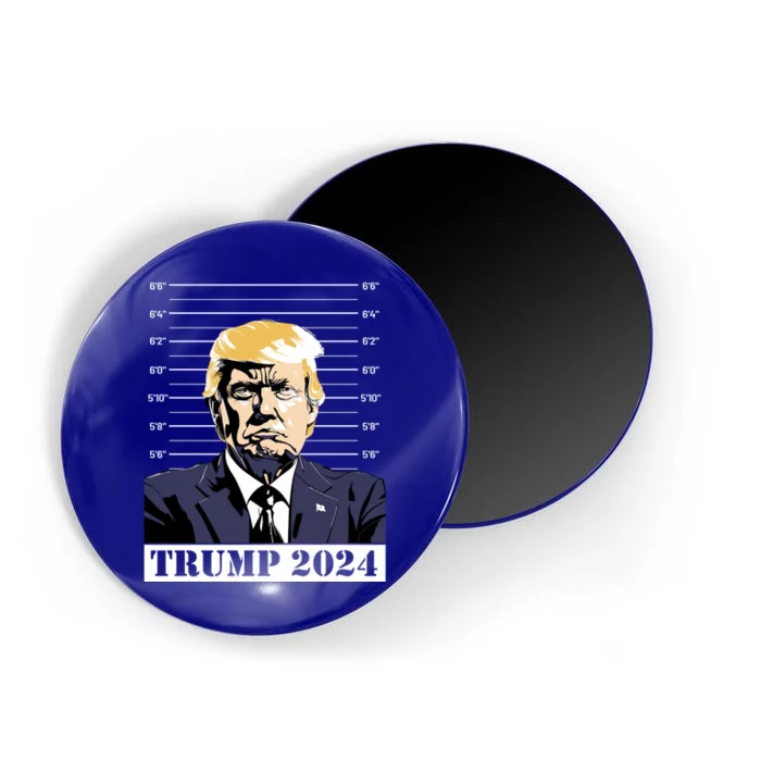 Trump 2024 Mug Shot Jail President Election Trump 2024 Gift Magnet