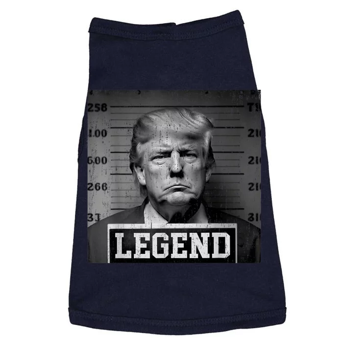 Trump 2024 Mugshot President Legend Doggie Tank