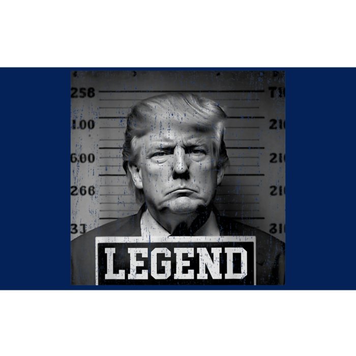 Trump 2024 Mugshot President Legend Bumper Sticker