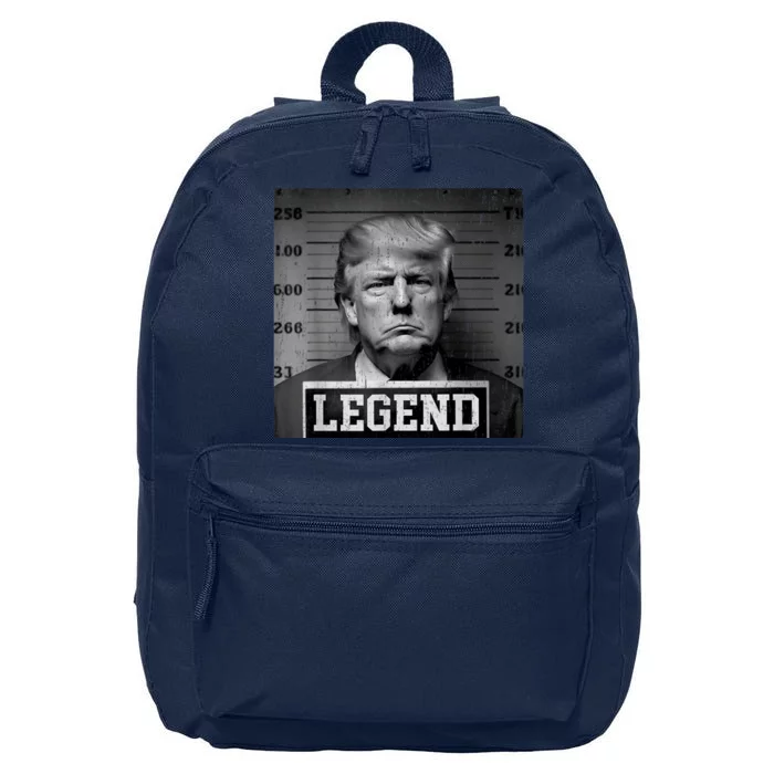 Trump 2024 Mugshot President Legend 16 in Basic Backpack