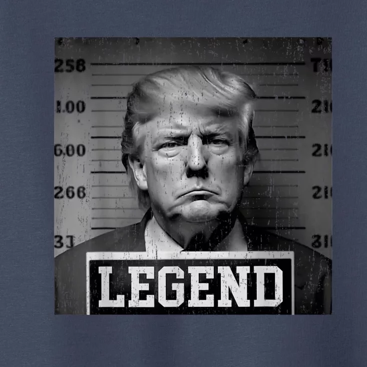 Trump 2024 Mugshot President Legend Toddler T-Shirt