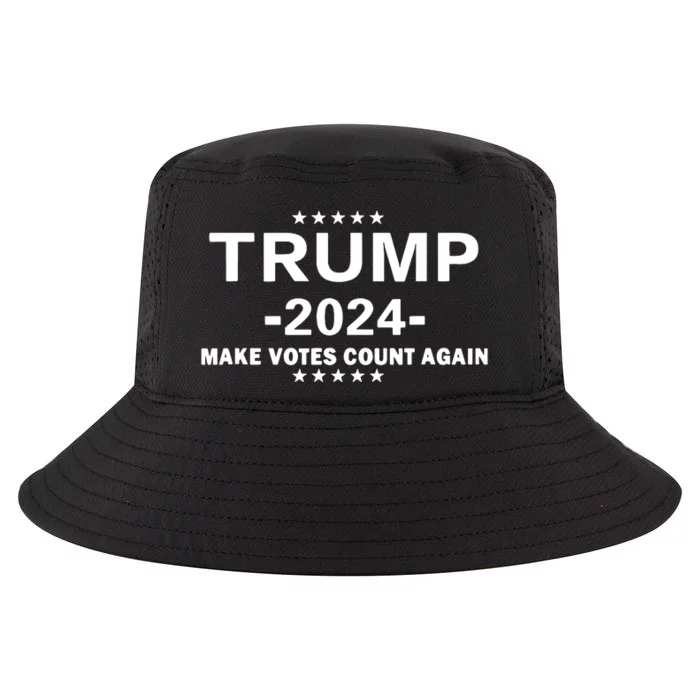 Trump 2024 Make Vote Count Again The Us Election Day Cool Comfort Performance Bucket Hat