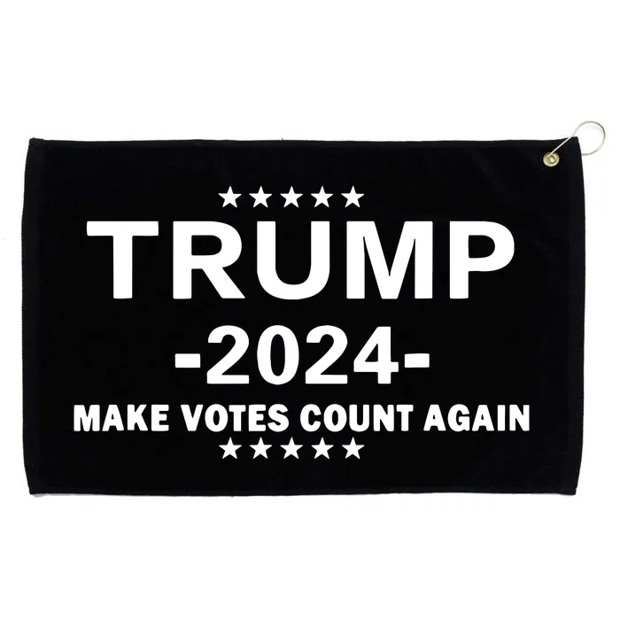 Trump 2024 Make Vote Count Again The Us Election Day Grommeted Golf Towel