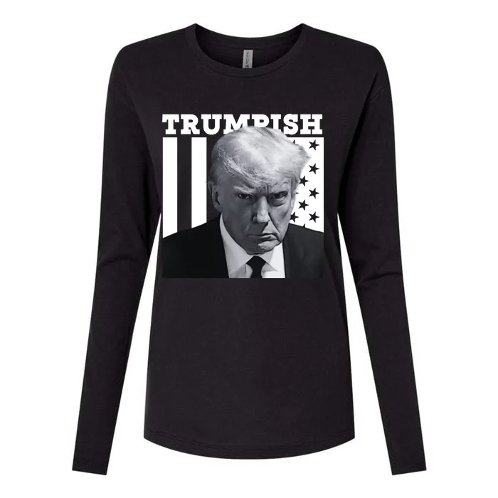 Trumpish 2024 Make America Great Again Womens Cotton Relaxed Long Sleeve T-Shirt