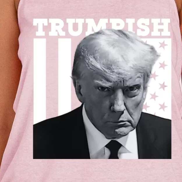 Trumpish 2024 Make America Great Again Women's Knotted Racerback Tank