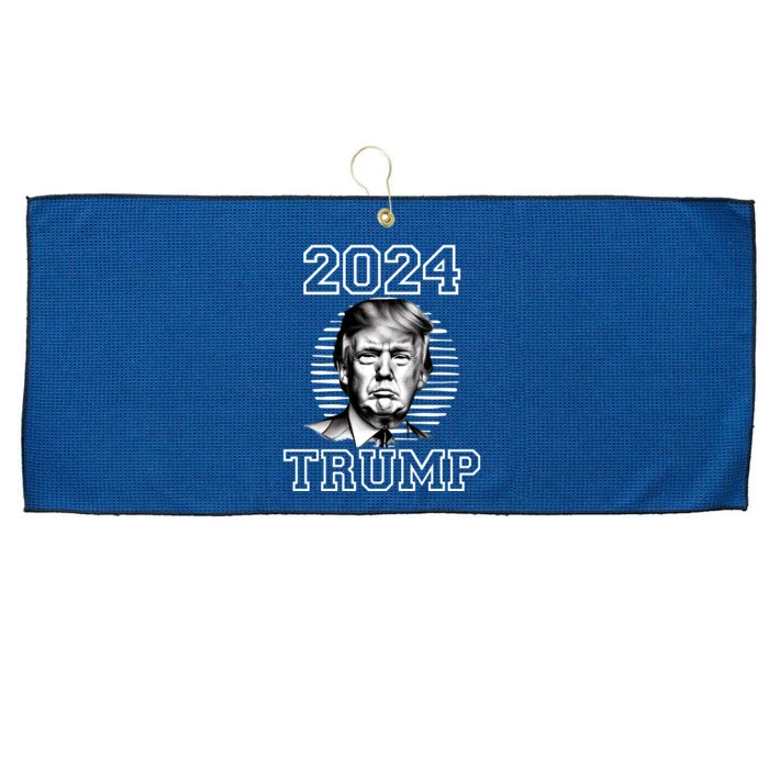 Trump 2024: MAGA Patriot Reelect Keep America Great! Large Microfiber Waffle Golf Towel