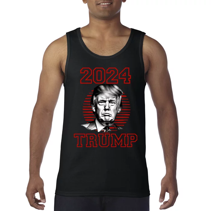 Trump 2024: MAGA Patriot Reelect Keep America Great! Tank Top