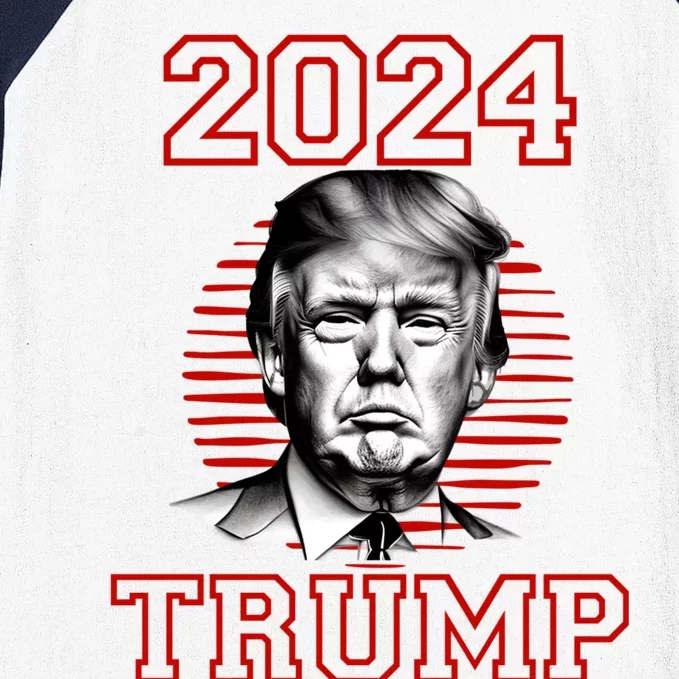 Trump 2024: MAGA Patriot Reelect Keep America Great! Baseball Sleeve Shirt