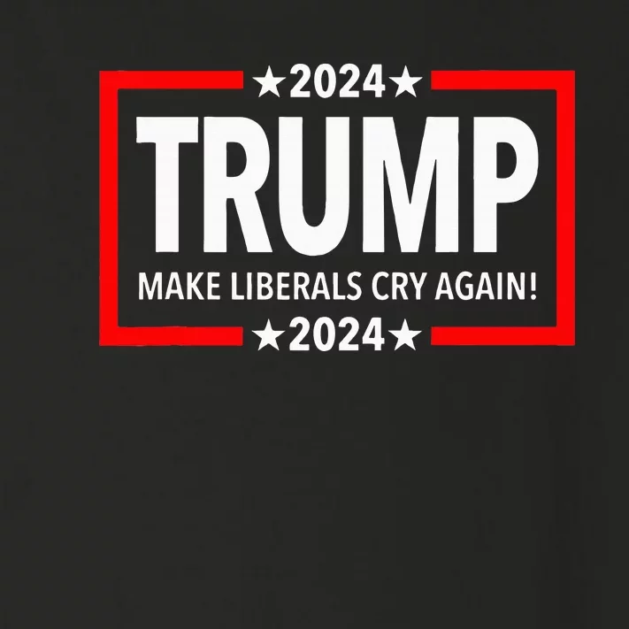 Trump 2024 Make Liberals Cry Again Toddler Long Sleeve Shirt