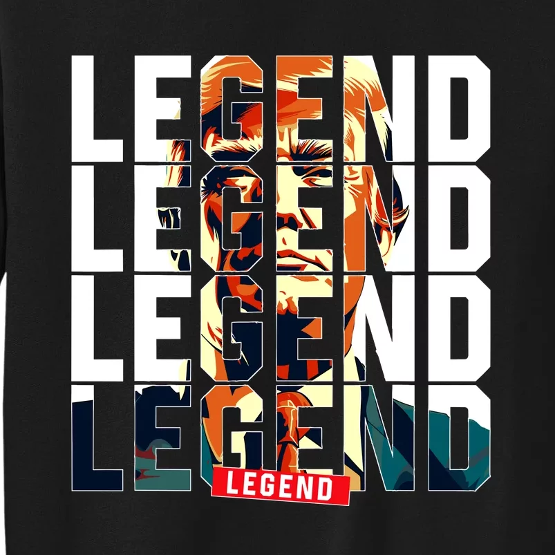 Trump 2024 Mugshot President legend Tall Sweatshirt