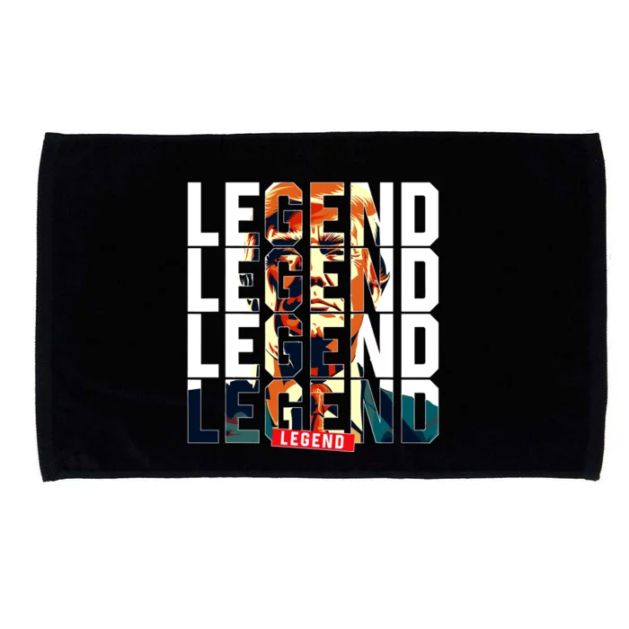 Trump 2024 Mugshot President legend Microfiber Hand Towel