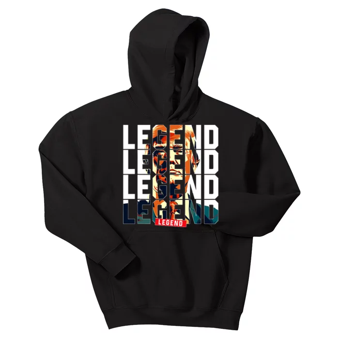 Trump 2024 Mugshot President legend Kids Hoodie