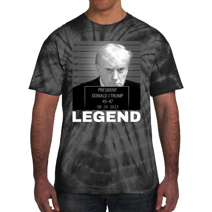 Trump 2024 Mugshot President legend Tie-Dye T-Shirt