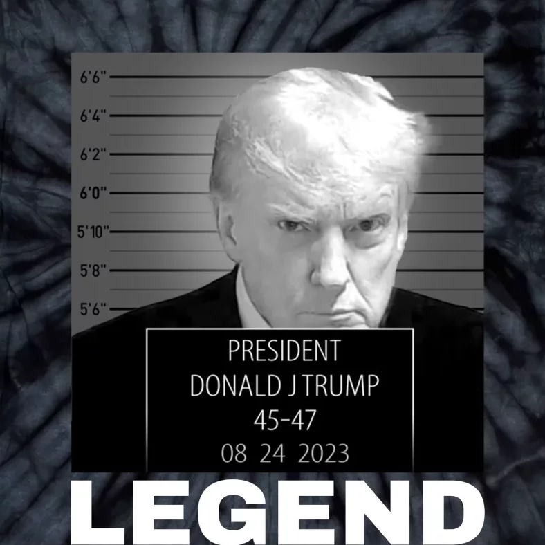 Trump 2024 Mugshot President legend Tie-Dye T-Shirt