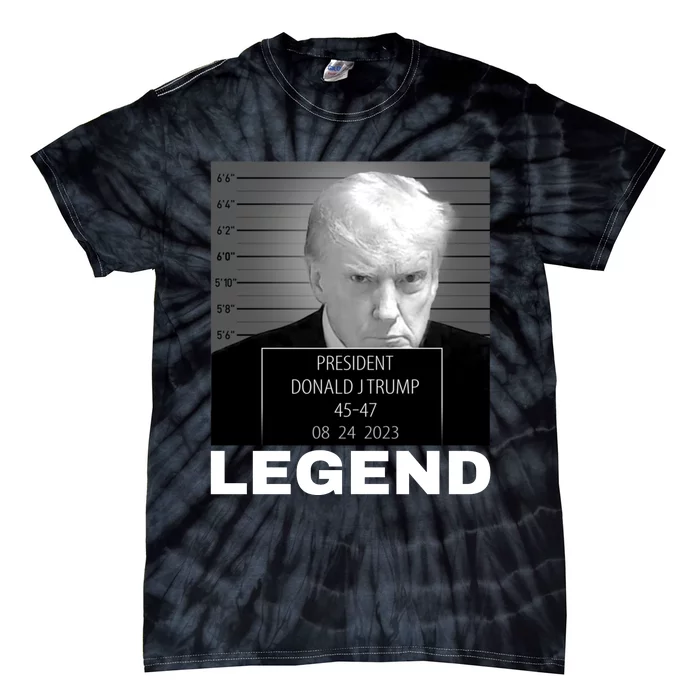 Trump 2024 Mugshot President legend Tie-Dye T-Shirt