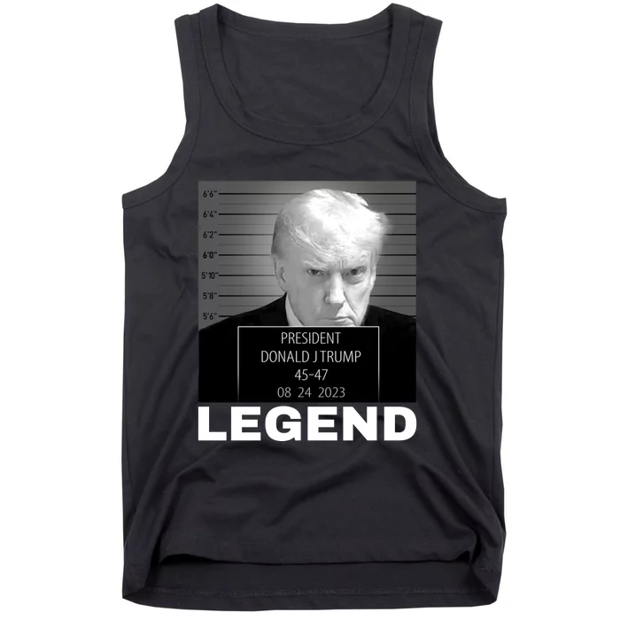 Trump 2024 Mugshot President legend Tank Top