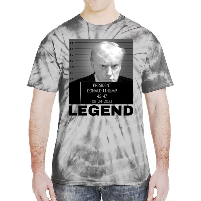 Trump 2024 Mugshot President legend Tie-Dye T-Shirt