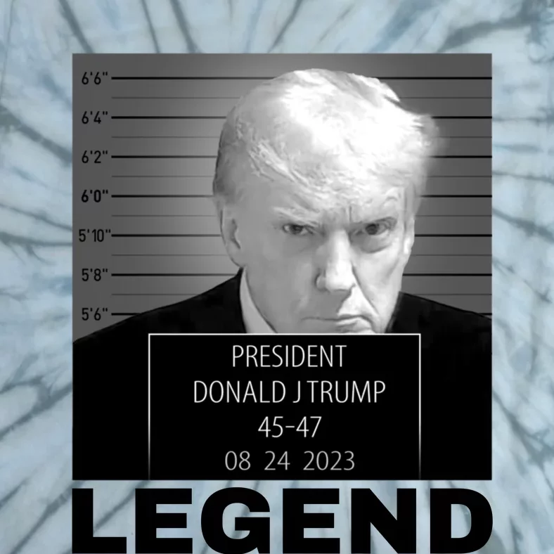 Trump 2024 Mugshot President legend Tie-Dye T-Shirt