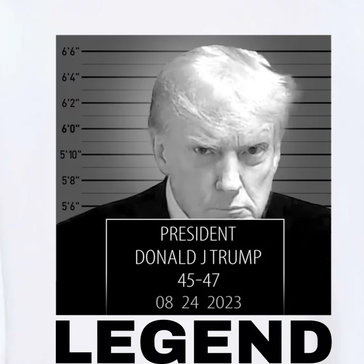 Trump 2024 Mugshot President legend Garment-Dyed Sweatshirt