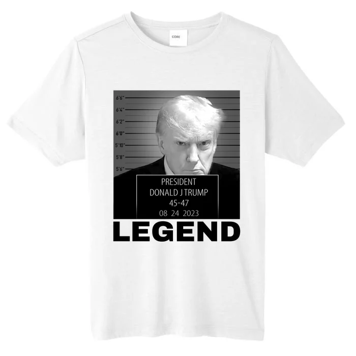 Trump 2024 Mugshot President legend ChromaSoft Performance T-Shirt