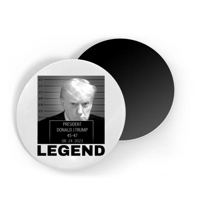 Trump 2024 Mugshot President legend Magnet