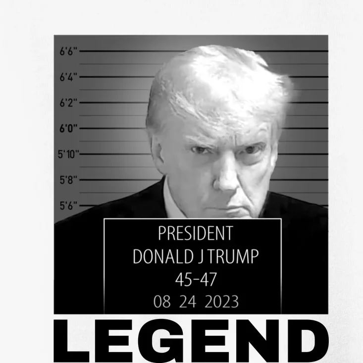 Trump 2024 Mugshot President legend Toddler T-Shirt