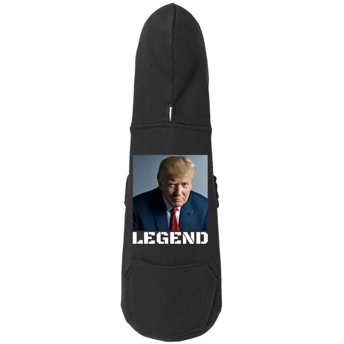 Trump 2024 Mugshot President legend Doggie 3-End Fleece Hoodie