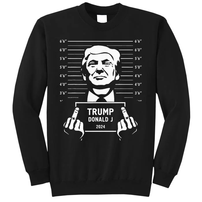 Trump 2024 Mugshot Style Poster Sweatshirt