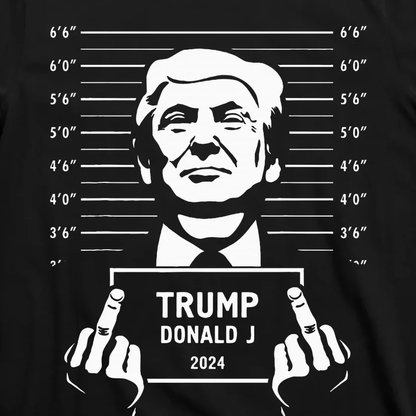 Trump 2024 Mugshot Style Poster T-Shirt