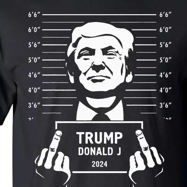 Trump 2024 Mugshot Style Poster Tall T-Shirt