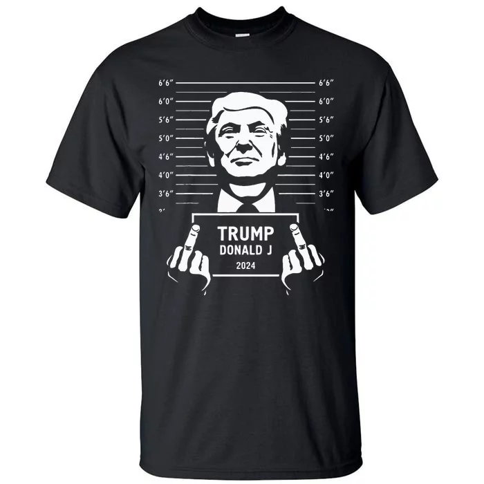 Trump 2024 Mugshot Style Poster Tall T-Shirt