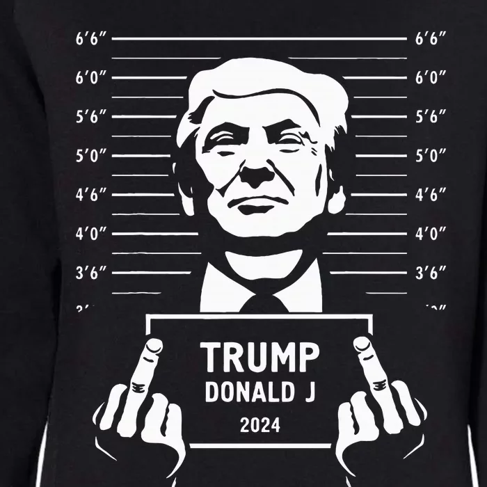 Trump 2024 Mugshot Style Poster Womens California Wash Sweatshirt