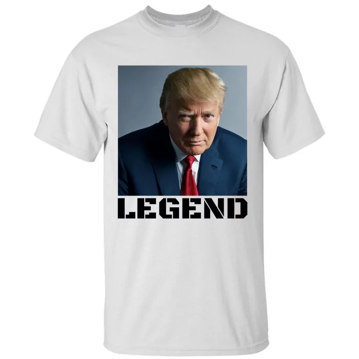 Trump 2024 Mugshot President legend Tall T-Shirt